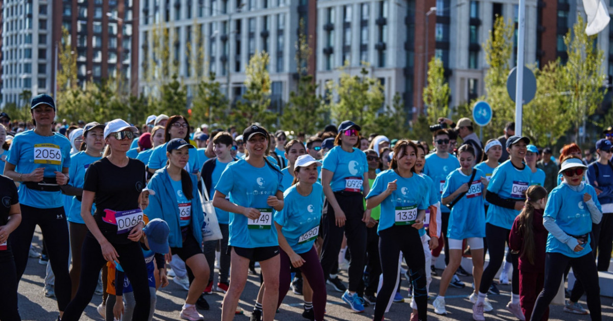 Астанада 3 мыңға жуық тұрғын «Run for autism» қайырымдылық жүгірісіне қатысты