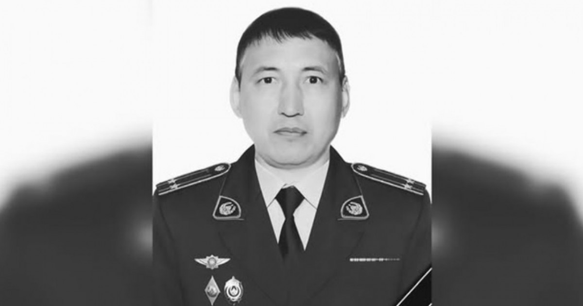 Қостанай облысында полиция қызметкері қаза тапты