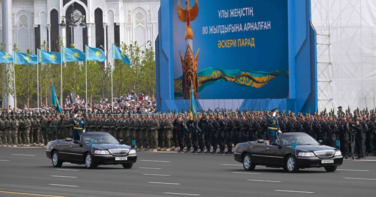 Жеңістің 80 жылдығына арналған әскери парадқа 4 мың әскери қызметкер қатысты