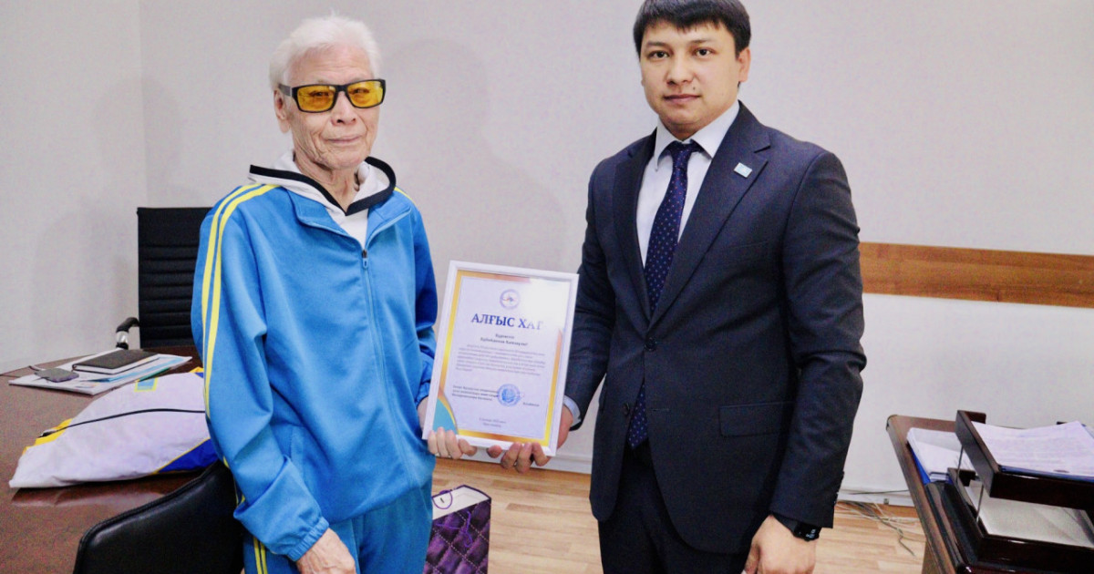 Ардагер параспортшы Құбайдолла Хасанов 80 шақырымды жаяу жүріп өтті