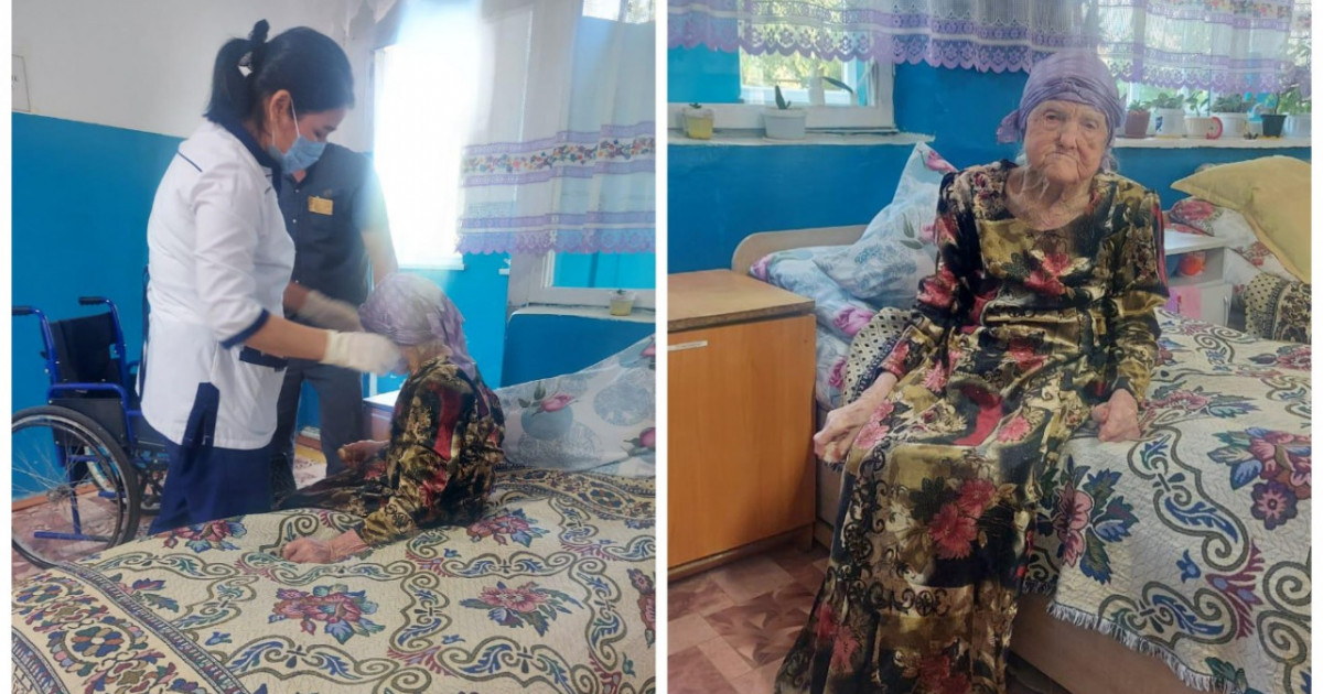 Шымкентте тыл ардагері жантүршігерлік жағдайда өмір сүріп келген