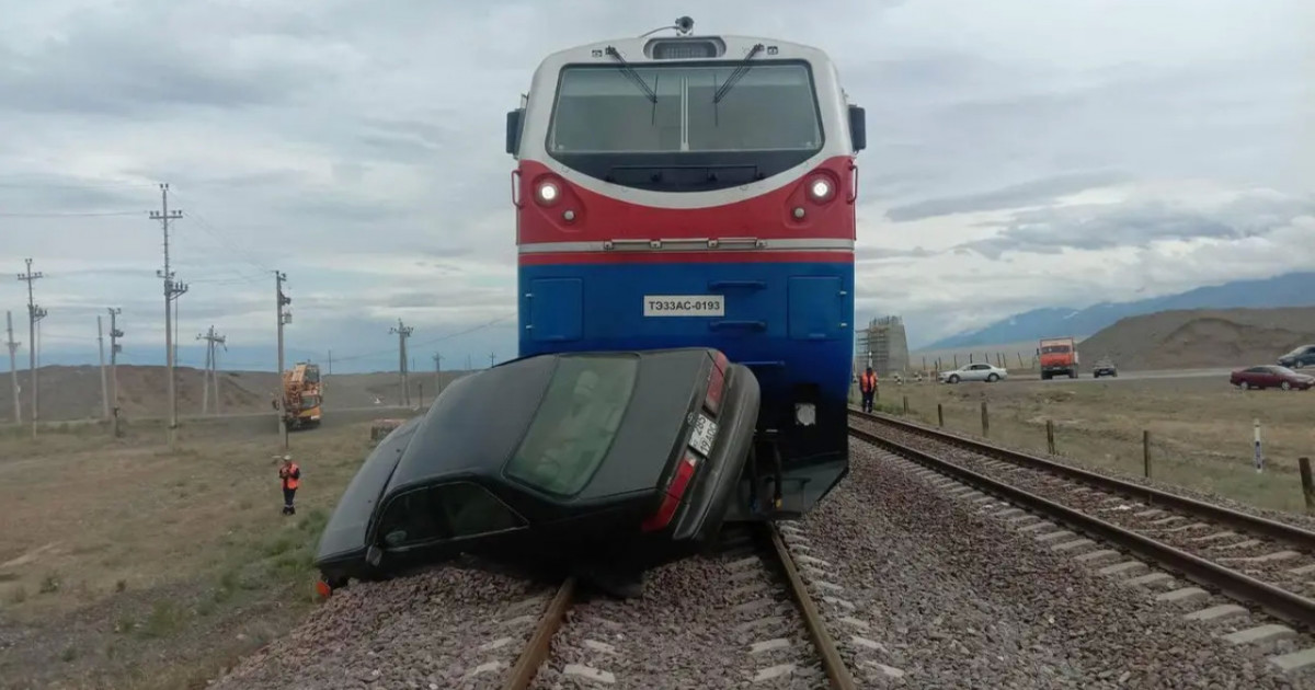 Алматы облысында пойыз бен автокөлік соқтығысты