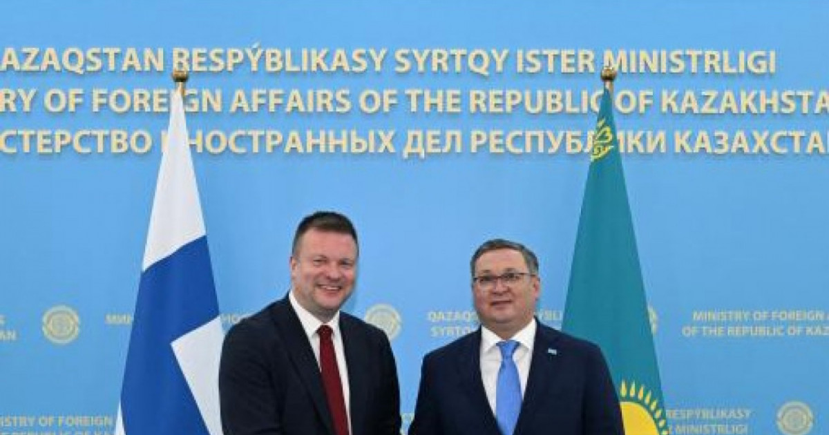 Қазақстан мен Финляндия көпжоспарлы ынтымақтастықты дамытуды қолдайды