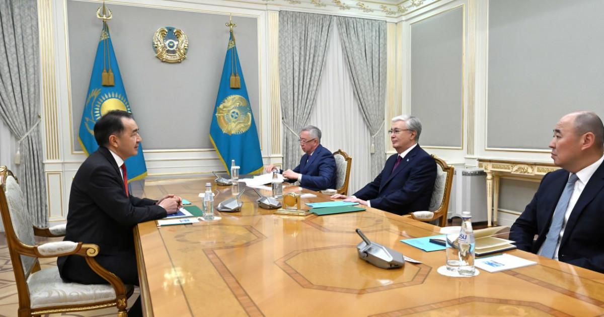 Президент Бақытжан Сағынтаевты қабылдады