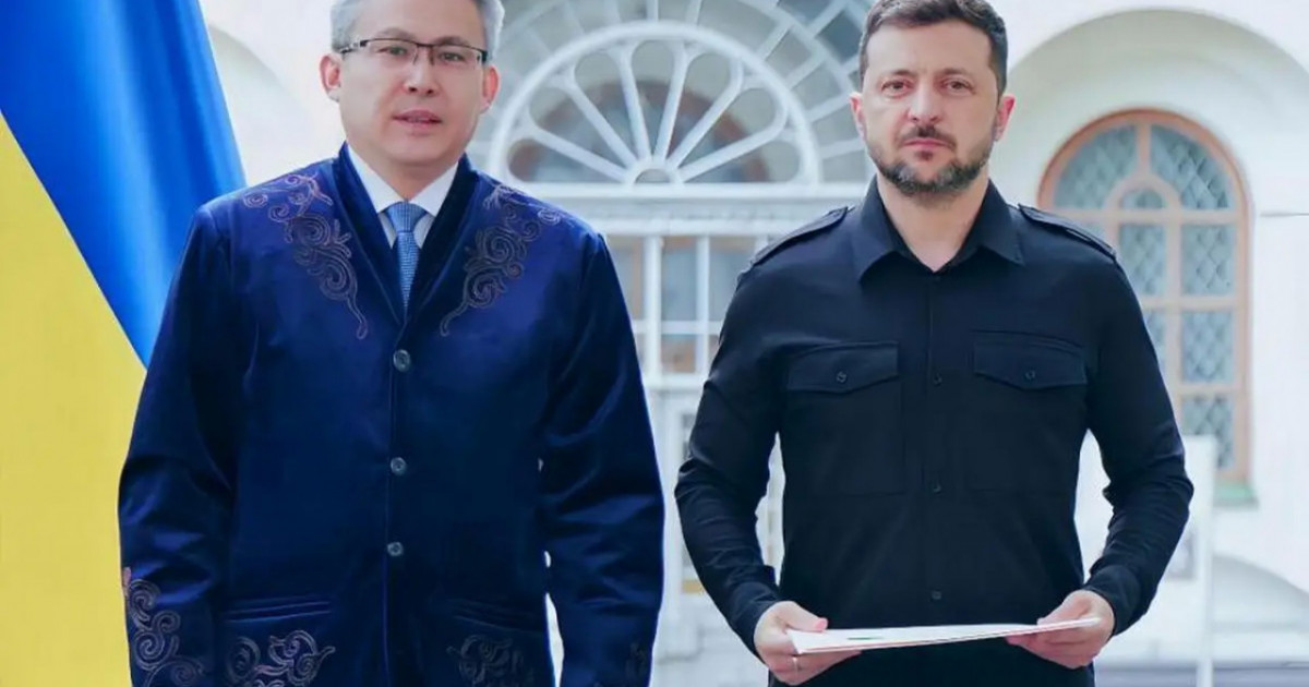 Қазақстан елшісі Украина президентіне сенім грамоталарын тапсырды