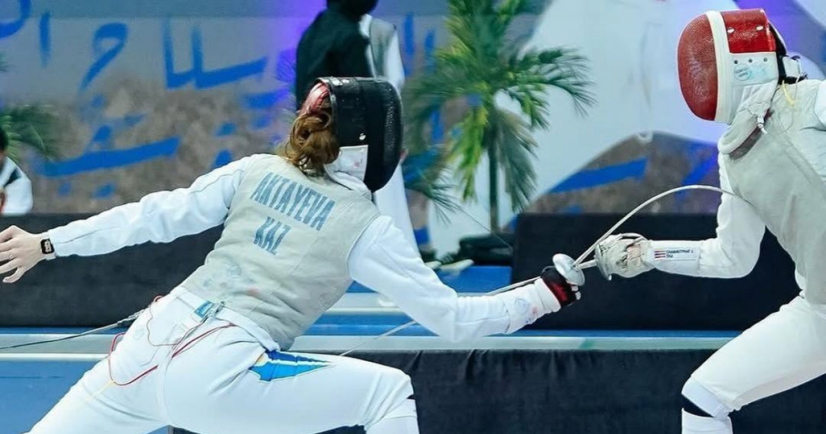 Қазақстанның екі спортшысы Азия чемпионатында семсерлесуден үздік ондыққа енді