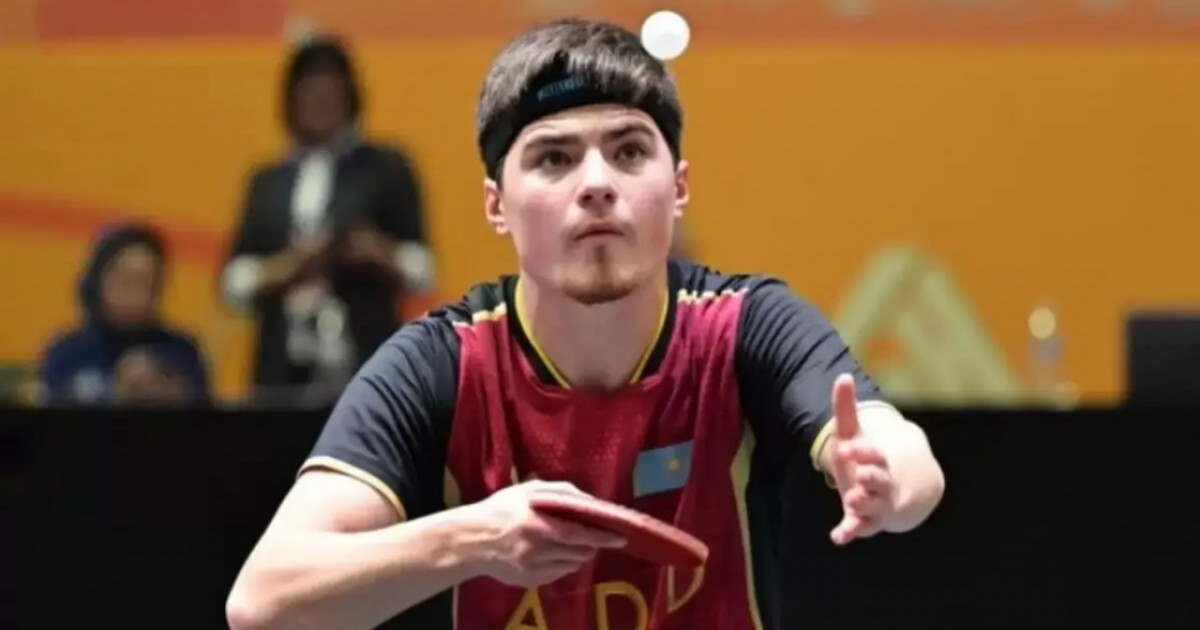Алан Құрманғалиев үстел теннисінен Азия чемпионатының ширек финалына шықты