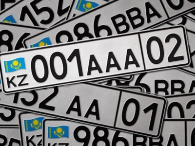 Көлік нөміріндегі бірыңғай әріптер үшін үстеме салық салынуы мүмкін