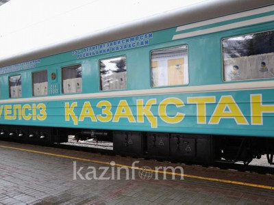«Тәуелсіз Қазақстан» пойызы қырыққа жуық стансаға тоқтайды