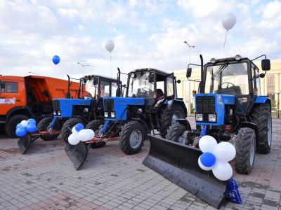 Күнгейде автожолдарға қызмет ететін 25 техника берілді