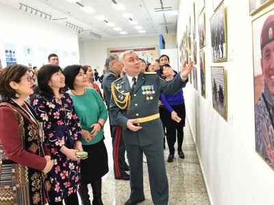 "Ұлттық Ұлан Тәуелсіздік күзетінде" фотокөрмесі өтті