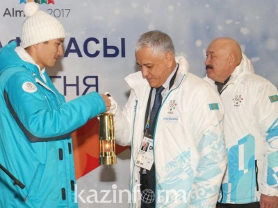 Универсиада Алауы елордадан Алматы қаласына жеткізілді
