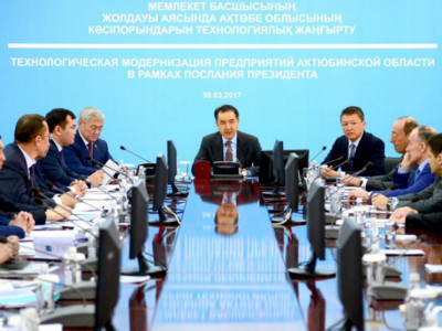 Сағынтаев: Қазақстанда өнеркәсіпті жаңғыртудың Кешенді шаралары қабылданады