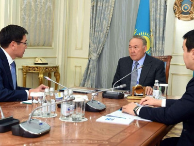 Елбасы «Қазатомөнеркәсіп» ұлттық атом компаниясы» төрағасы Асқар Жұмағалиевті қабылдады