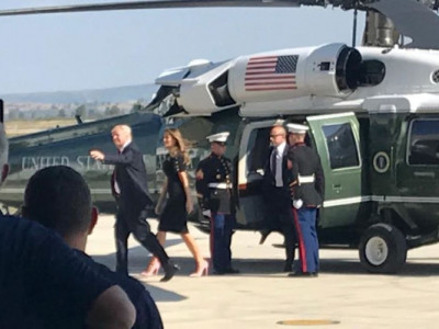Трамп шетелге жасаған алғашқы іссапарынан оралды