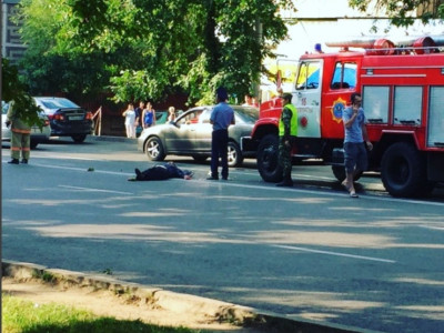 Өрт сөндіру машинасы алматылық жаяу жүргіншіні қағып кетті