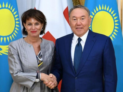 Елбасы Швейцария Конфедерациясының Президенті Дорис Лойтхардпен кездесті