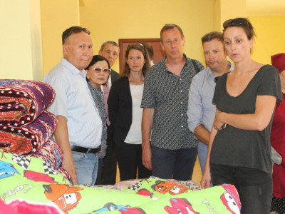 Франциялық журналистер ОҚО-ға келді