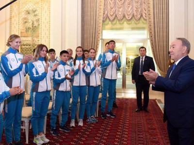 Қазақстандық спортшылар Елбасына Азия ойындарында сәтті өнер көрсетуге уәде етті