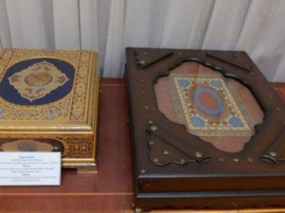 Ғарышта болған Құран кітабы Астанада көрмеге қойылды