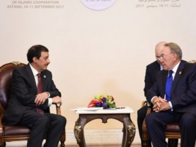 Назарбаев Ислам даму банкі президентімен кездесті