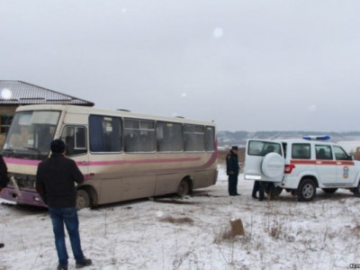 Астана шетінде аяздан қатып қалған автобустан 47 өзбекстандық құтқарылды