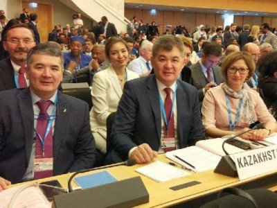 Министр Дүниежүзілік денсаулық сақтау ассамблеясында сөз сөйледі