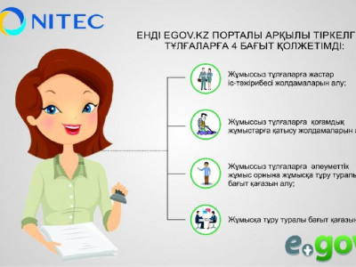 Egov.kz порталында жұмыссыздарға арналған жаңа қызмет пайда болды