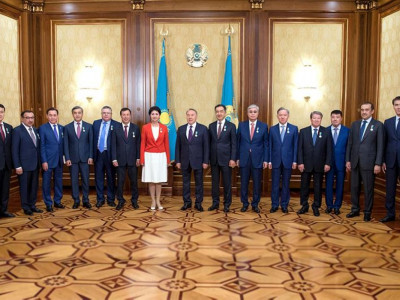 Нұрсұлтан Назарбаевқа «Астанаға 20 жыл» медалі тапсырылды