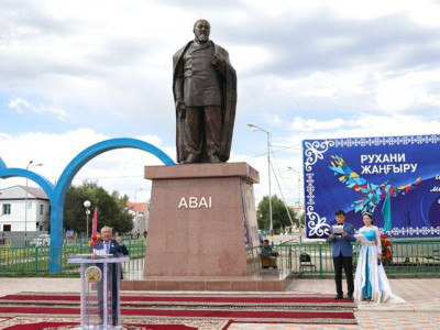 ШҚО-да Абай Құнанбайұлына арналған ескерткіш қойылды