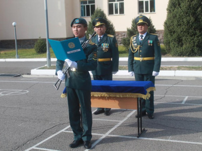 Курсанттар әскери ант қабылдады