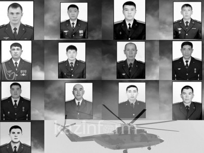 Тікұшақ апатынан қаза тапқандардың тізімі