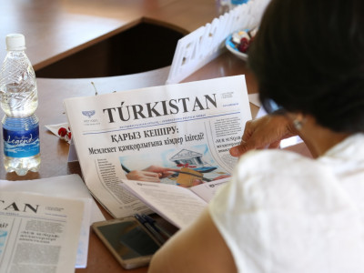 «TÚRKISTAN» газетінің 25 жылдығы Ыстықкөлде атап өтілді