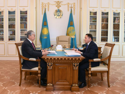 Қазақстан Президенті Ақмола облысының әкімі Ермек Маржықбаевты қабылдады