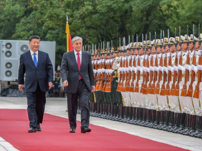 Қасым-Жомарт Тоқаев ҚХР Төрағасы Си Цзиньпинмен келіссөздер жүргізді