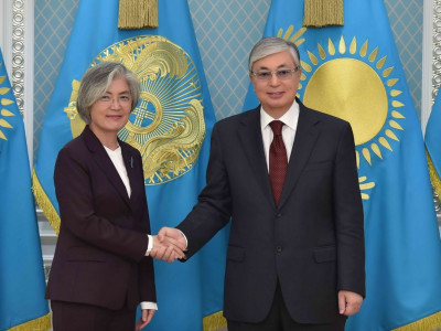 Мемлекет басшысы Кореяның Сыртқы істер министрін қабылдады