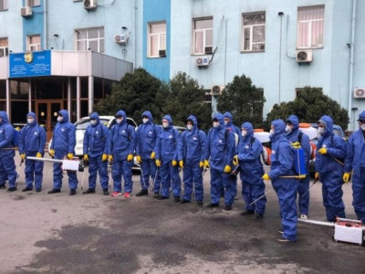 Дезинфекциялау жұмыстарына сарбаздар да тартылды