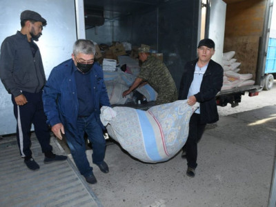 «Cалиқалы ұрпақ» қоғамдық қоры Мақтааралға көмек ретінде 20 тонна азық-түлік жеткізді