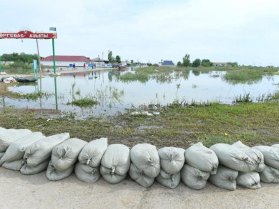 Мақтааралда су деңгейі төмендеді