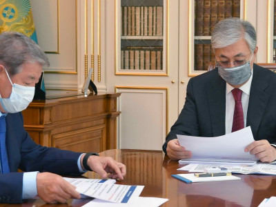 Ахметжан Есімов Президентке есеп берді