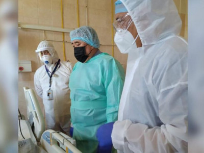 Ішкі істер министрі ауруханаға келді – зардап шеккен полицейдің жағдайы ауыр