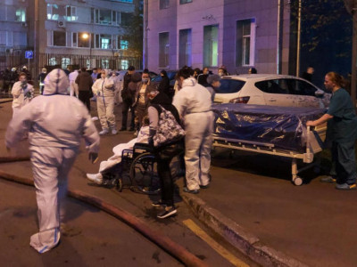 Мәскеуде коронавирус жұқтырғандарды емдейтін аурухана өртеніп, бір науқас мерт болды