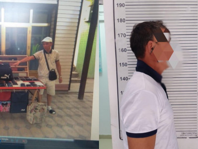 Арыста сатушының көзінше дүкен тонаған ұры ұсталды