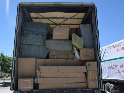Түркістанға Өзбекстаннан гуманитарлық көмек келді