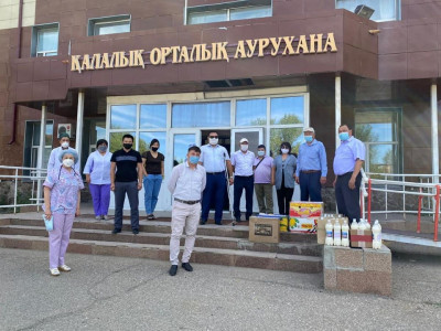 #BizBirgemiz: «Nur Otan» партиясы медицина ұйымдарына жан-жақты көмек көрсетуде