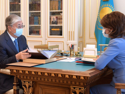 Мемлекет басшысы Аида Балаеваны қабылдады