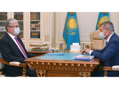 Президент Даниал Ахметовты қабылдады