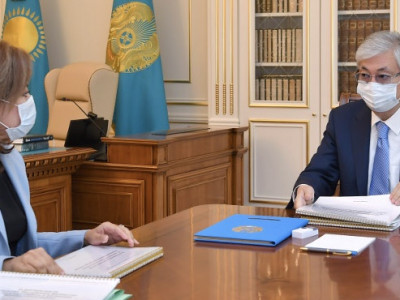 Президентке Мәдина Әбілқасымова есеп берді
