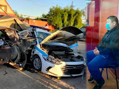 Блокпостағы жол апаты: екі полицейдің өмірін қиған Азат Азаматов 10 жылға сотталды