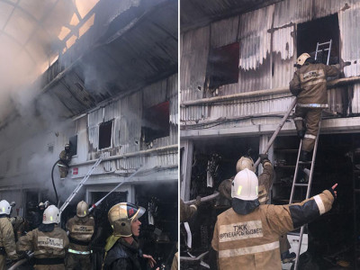 Алматыдағы «Жiбек жолы» базaрындағы өрт сөндірілді